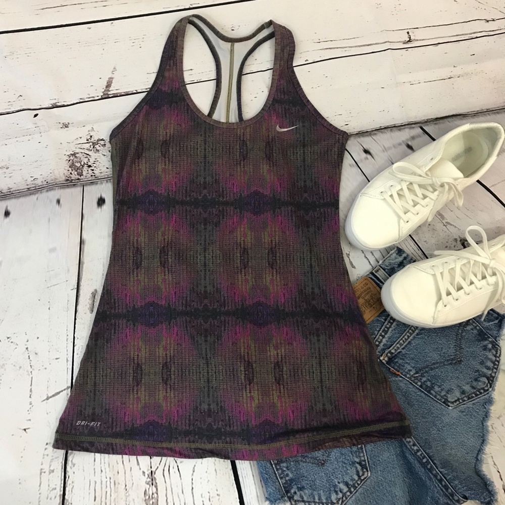 Nike Dry Fit Multicolor Racerback Tank
